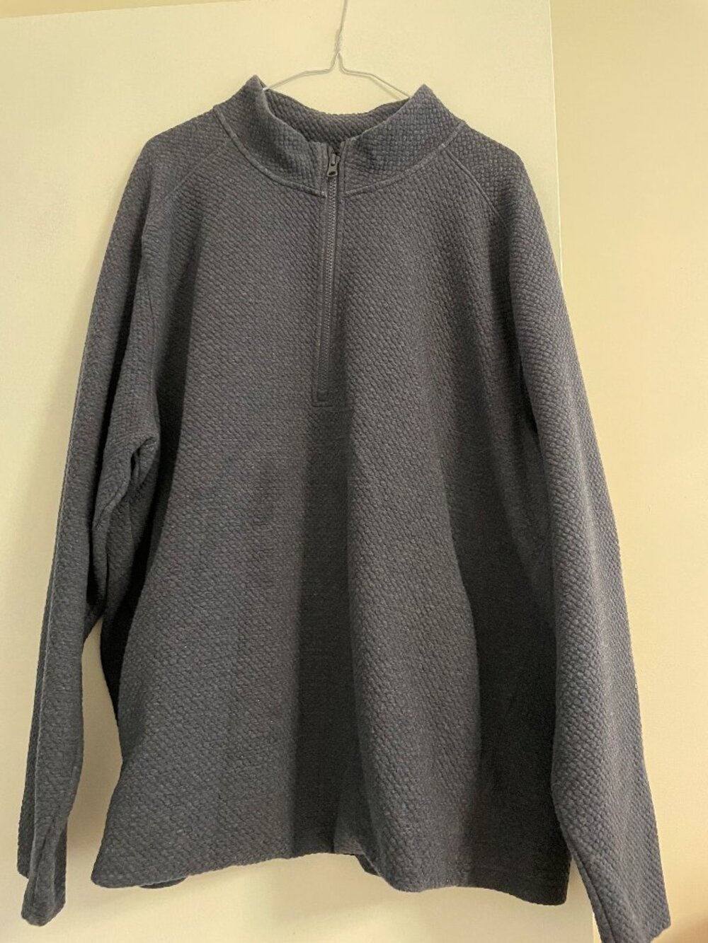NEW Mens Old Navy textured half zip